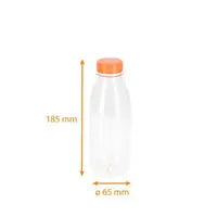 Lot de 192 bouteilles PET vides- 50CL Oranges'Azur